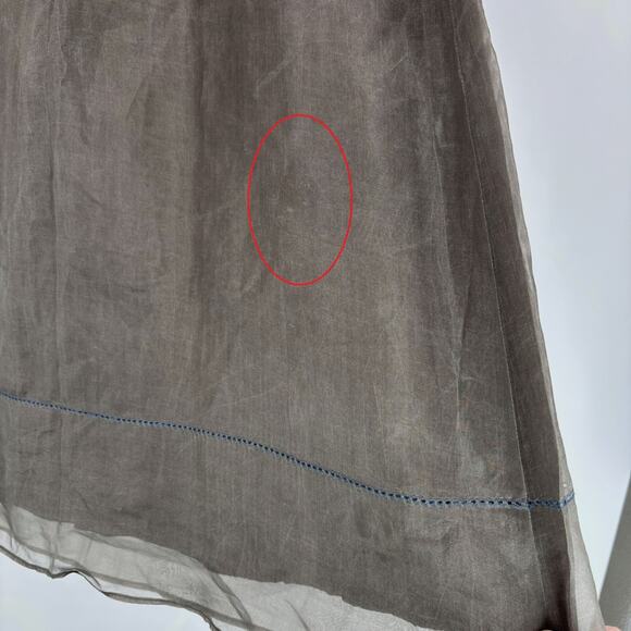 Banana Republic Silk Maxi Skirt 4 Brown Lined Quiet Luxury Old Money - Picture 13 of 16